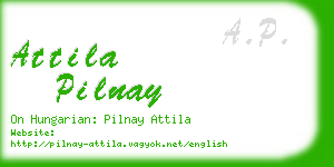 attila pilnay business card